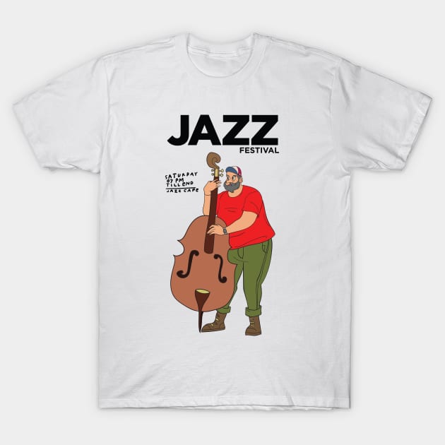 Jazz festival v2 T-Shirt by Music Lover